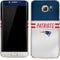 NFL New England Patriots White Striped Galaxy S7 Edge Skin